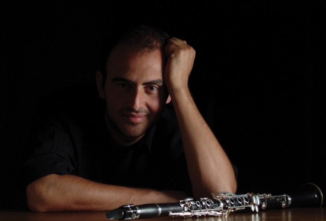 Clarinetist Kinan Azmeh, who will be speaking at the Hofstra Friendship Symposium.  KINAN AZMEH